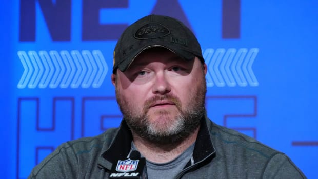 New York Jets general manager Joe Douglas at NFL Combine